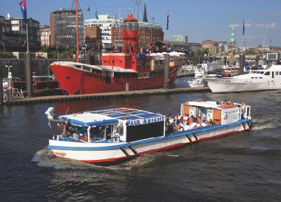 Cabriobarkasse – Eventlocation in Hamburg